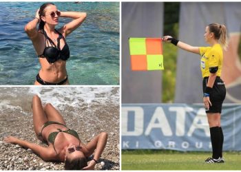 Gjyqtarja shqiptare e futbollit në super formë, “ngre” temperaturat me fotot nga plazhi