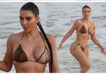 FOTO/ Kanye West vazhdon fushatën e tij presidenciale, Kim “tërbon” pushuesit në Malibu
