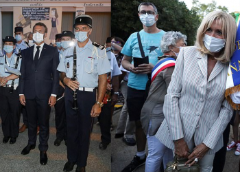 Emmanuel e Brigitte Macron rikthehen nga pushimet, marrin pjesë në përvjetorin e Zbarkimit Aleat në Provence