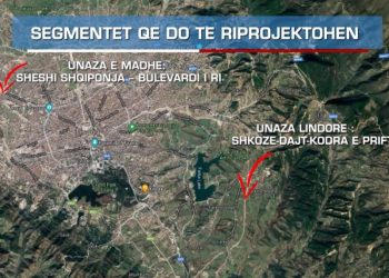 Projekt i ri për dy segmentet e mbetura të Unazës së Madhe në Tiranë