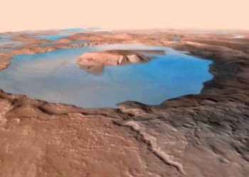 Zbulohen tre liqene në planetin Mars