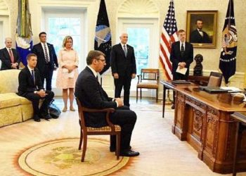 Vuçiç: Ç’prisnit të bëja para Trump,t’i bija me shqelm karriges?!