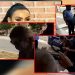 VIDEO/ Me fustan me lule, maskë dhe flokët gërshet, Fjolla Morina mbërrin në Gjykatë. Biznesmeni dhe shoferi futen me kapuç në kokë