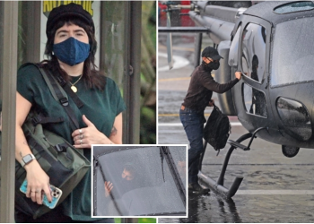 FOTO/ Vajza e Tom Cruise duke pritur autobusin, ndërsa i ati udhëton me helikopter privat në Londër