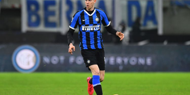 MILAN, ITALY - JANUARY 29:  Alessandro Bastoni of FC Internazionale in action during the Coppa Italia Quarter Final match between FC Internazionale and ACF Fiorentina at San Siro on January 29, 2020 in Milan, Italy.  (Photo by Alessandro Sabattini/Getty Images)