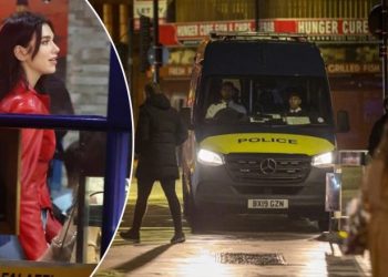 Foto/ Dua Lipa thyen rregullat anti-COVID për të xhiruar klipin e ri, Policia londineze shkon dhe i prish planet