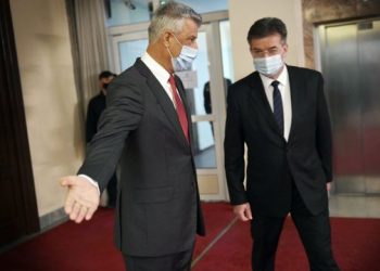 Thaçi takim me Lajçak: E ardhmja e Kosovës është në BE, të hidhet në tryezë diskutimi njohja reciproke me Serbinë