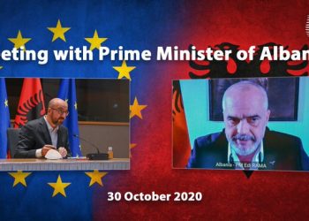 Presidenti i Këshillit Europian bisedon me Ramën për integrimin: Presim me padurim Konferencën e Parë Ndërqeveritare