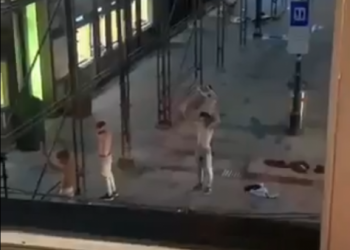 Vjenë/ Policia arreston disa të dyshuar, ja momenti si mbahen të zhveshur me duart lart (Video)