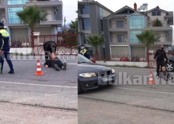 Në Elbasan makina ‘fluturon’ 2 metër në ajër burrin me biçikletë, mësohet gjendja e tij