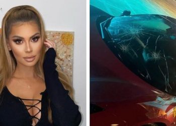 “U qyqja, kush e bëri këtë?!” Luana Vjollcës i shkatërrojnë Ferrarin (FOTO)
