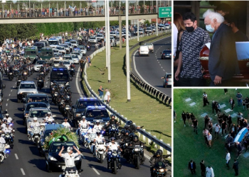 FOTO/ Ceremoni private, Maradona përcillet në banesën e fundit, mijëra tifozë mbushën rrugët e Buenos Aires për legjendën