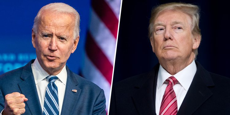 Donald Trump, Joe Biden.