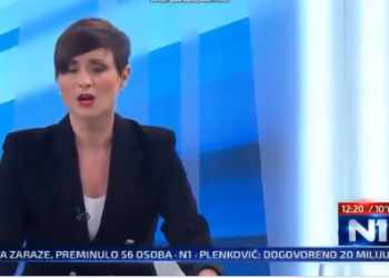 VIDEO/ Tërmeti në Kroaci: “Shkundet” studio e lajmeve, ja si reagon gazetarja
