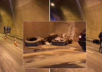Dalin pamjet e frikshme nga aksidenti brenda tunelit Tiranë-Elbasan