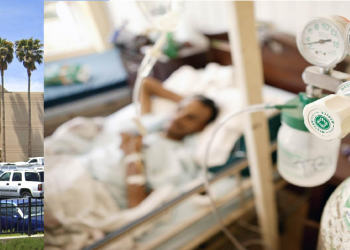 Pacienti i Covid-19 vret shokun e dhomës në spital me bombolën e oksigjenit
