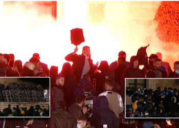 Protesta e dhunshme/ Reagon ambasada e SHBA: U hodhën objekte në drejtim të policisë dhe oficerët u plagosën