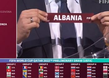 Hidhet shorti/ Eliminatoret e Botërorit, Shqipëria në grup me Anglinë dhe Poloninë