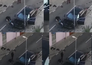 VIDEO/ Artan Hoxha nxjerr pamjet e atentatit me tritol ndaj biznesmenit Artjan Bylyku