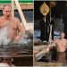 Putin sfidon të ftohtin e acartë të Rusisë, zhytet në ujë për… (VIDEO)