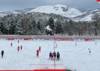 VIDEO/ Partizani e tund Skëndërbeun edhe në dëborë, dy gola të shpejtë