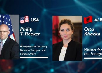 Xhaçka bisedë telefonike me zv/Sekretarin Reeker: Marrëdhëniet me SHBA, gur themeli i politikës së jashtme