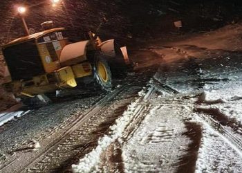 Situata pas reshjeve të dëborës në qarkun e Durrësit, rruga Krujë-Qafshtamë e bllokuar