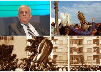 “Nexhmije Hoxha ishte fshehur në Dajt nga frika e…”/ Rrëfimi i gazetarit në 30 vjetorin e rrëzimit të bustit të Enverit: Si tentoi Hekuran Isai të ulej me helikopter mbi turmën