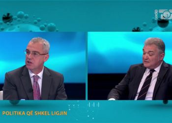 Pse gjobitet vetëm opozita? Gjata dhe Klajda Gjosha debatojnë me Arben Pëllumbin
