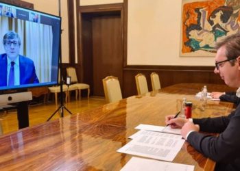 Pas bisedës me Matthew Palmer, Vuçiç: Jemi për një kompromis të vërtetë dhe të qëndrueshëm me Kosovën