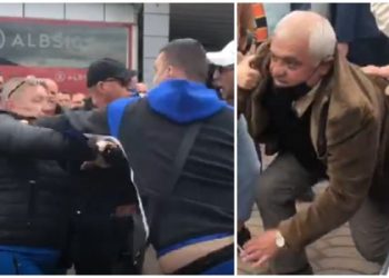 Përplasja mes mbështetësve të PD dhe PS në Elbasan, shoqërohen 5 persona