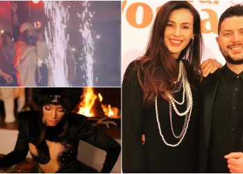 VIDEO/ “Nuk e di ça moshe jam”. Ermal Mamaqi nuk “zë mend”, feston ditëlindjen në kohë pandemie. Elvana Gjata i vë flakën skenës