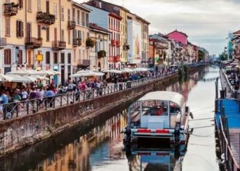 Milano, qyteti i humbur i kanaleve në Itali