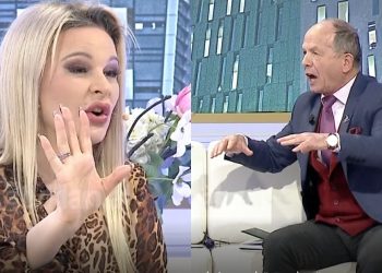 Rudina Magjistari revoltohet me Sazan Gurin: Sjellje seksiste, e bën sa herë në studio