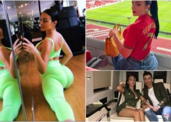 FOTOT/ Georgina Rodriguez motivon Ronaldon në fushë me hiret e saj, goli ndaj Hungarisë ‘erdhi’ nga shkallët e stadiumit