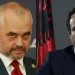 “Paqe” mes Ramës dhe Kurtit / Dy kryeministrat pozojnë të përqafuar (FOTO)
