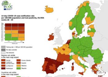 Pandemia/ BE publikon hartën e shteteve me risk të lartë të COVID