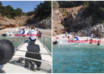 Karaburun/ Policia shpëton 6 turistë pas defektit në skaf  (FOTO)