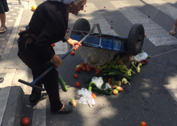 E vërteta/ E moshuara e pranon se e rrëzoi vetë qëllimisht karrocën me perime dhe jo policët bashkiakë