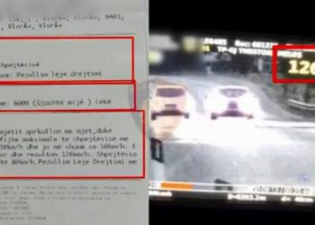 VIDEO/ Me shpejtësi “skëterrë” në autostradën Tiranë-Durrës! Policia arreston 9 shoferë dhe u bën gropën 40 të tjerëve