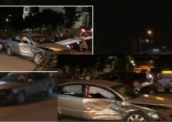 Lëviznin me shpejtësi “skëterrë” përplasen dy makina në Berat/ Dy të lënduar