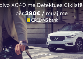 Credins Bank lançon ofertën më të re leasing për makinat Volvo XC40, XC60
