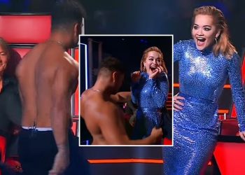 VIDEO/ Konkurrenti i “The Voice Australia” nuk përmbahet përballë Rita Orës, zhvishet para saj