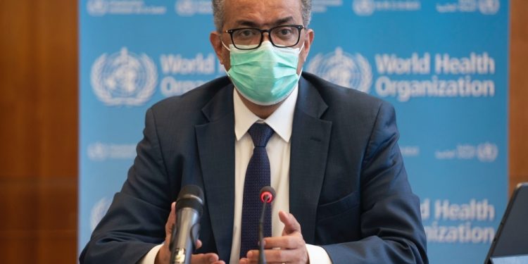 15/01/2021 El director general de la Organización Mundial de la Salud (OMS), Tedros Adhanom Ghebreyesus, durante la reunión del Comité de Emergencias de la OMS. En Ginebra (Suiza), a 14 de enero de 2021.

SOCIEDAD SALUD

OMS