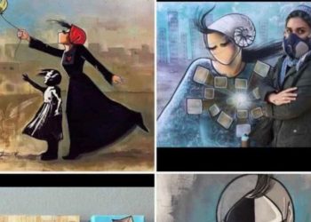 “Vdekja krijon errësirë. Vdekje errësirës”/ Klithma e artistes 33-vjeçare në rrugët e Kabulit: Muralet që i japin zë grave që jetojnë në ferr