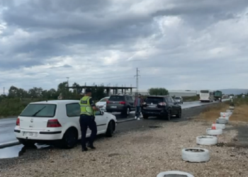 Dy aksident në Lezhë, dyshohet se shkak u bë moti i keq