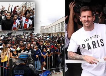 VIDEO/ Messi zbret në Paris, tifozët çmenden në brohorima, shikoni se çfarë bën argjentinasi