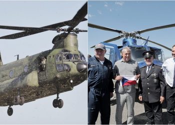 FOTO: Ndihmë nga Mekanizmi i Mbrojtjes Civile të BE, mbërrijnë 3 helikopterë nga Holanda e Çekia