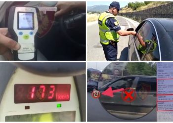 Parakalime të gabuara me shpejtësi skëterrë/ Policia: Arrestohen 21 shoferë, pezullohen 68 leje drejtimi, gjobë për 2871 drejtues mjetesh