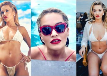 Foto/ Rita Ora pjesë e kalendarit prestigjioz, pozon topless brenda një vaske